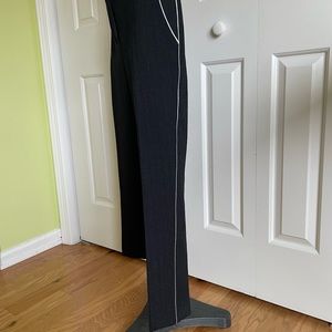 AXARA Women Black Cropped Pants 2/36 France NWOT